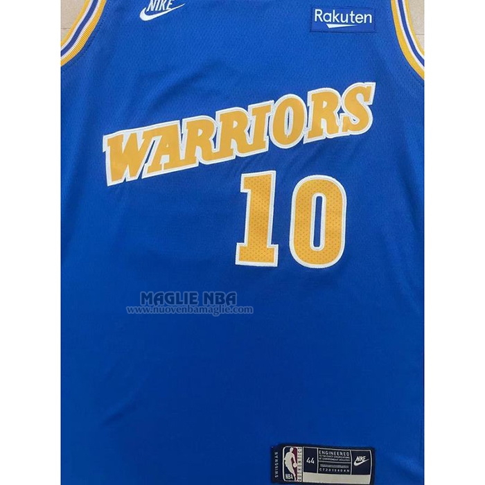 Maglia
 Tim Hardaway NO 10 Golden State Warriors Classic 2022-23 Blu
